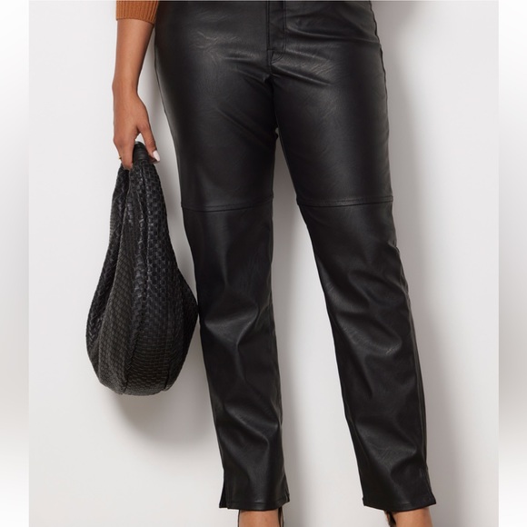 Good American Pants - Good American faux leather pants size 14
